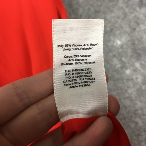 Aritzia Wilfred Dress 4 Cocktail A Line Boat Neck Strappy Open Plunge Back Red - Picture 11 of 15